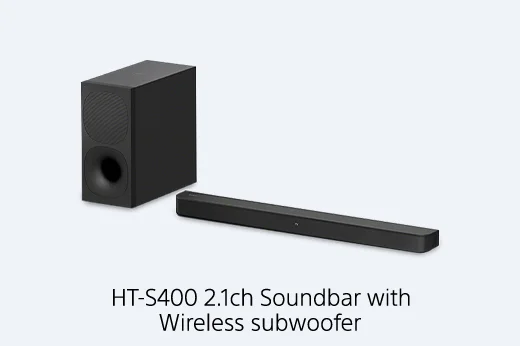 HT-S400 2.1ch Soundbar with Wireless subwoofer
