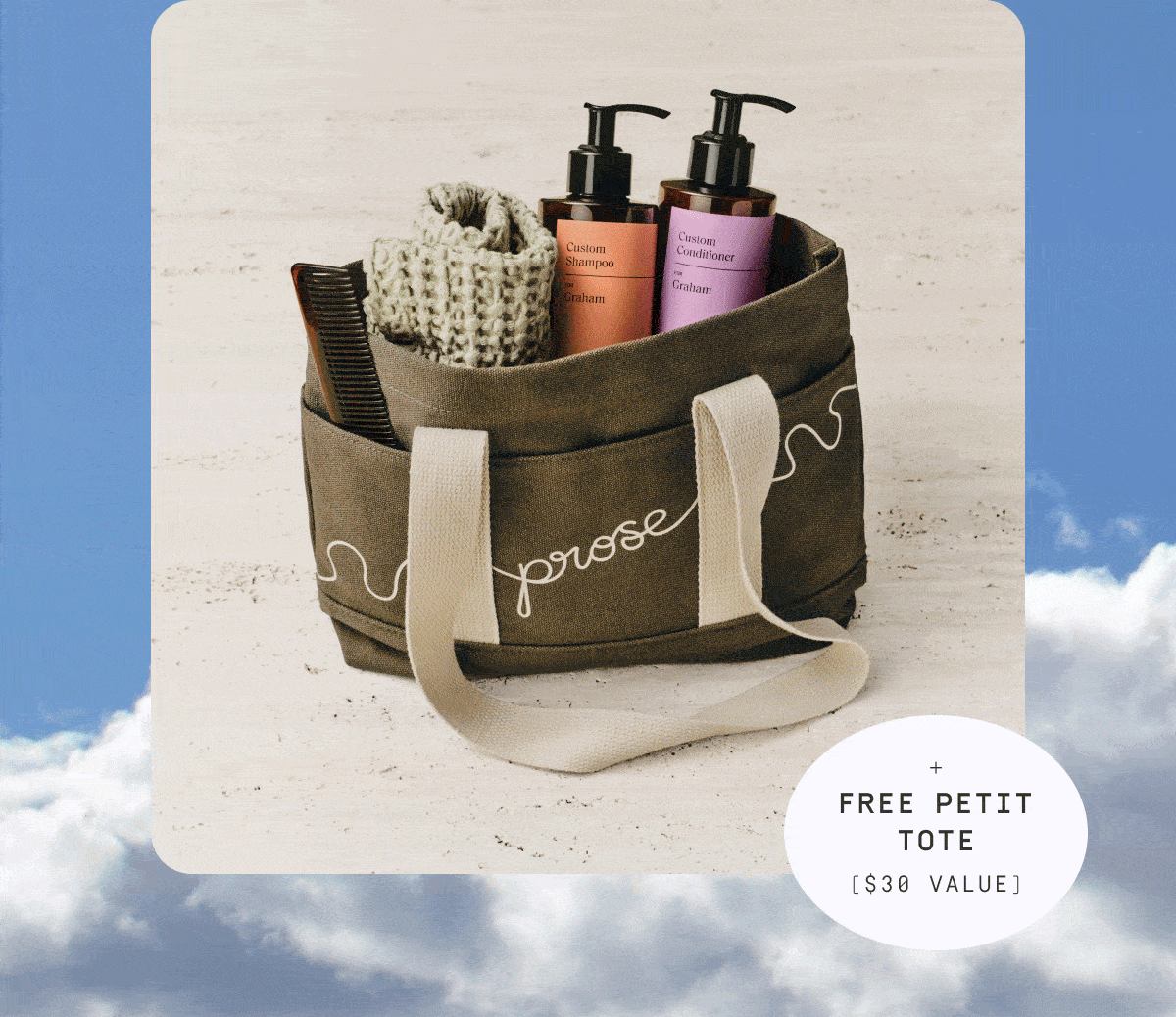+ free petit tote