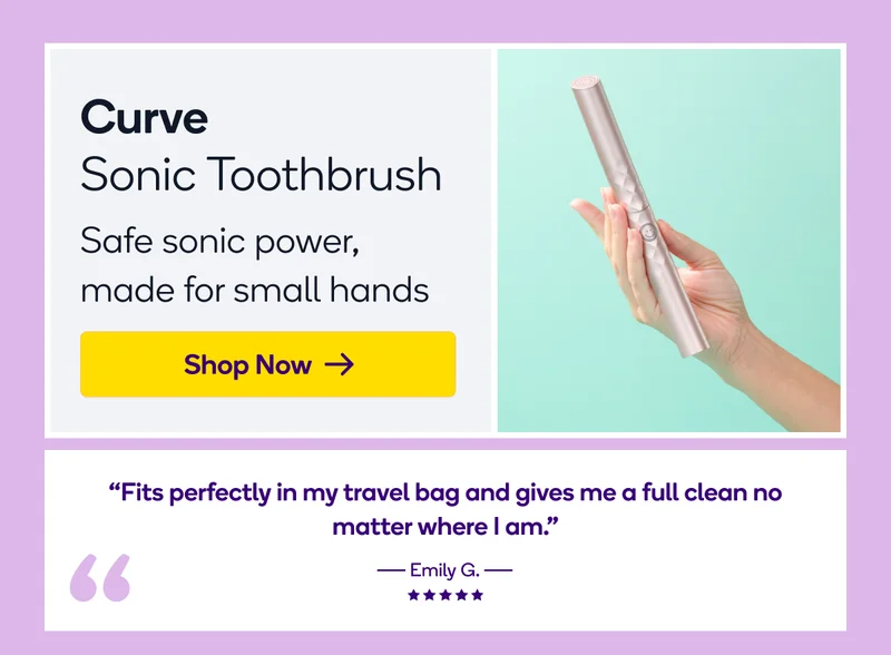 curve sonic toothbrush