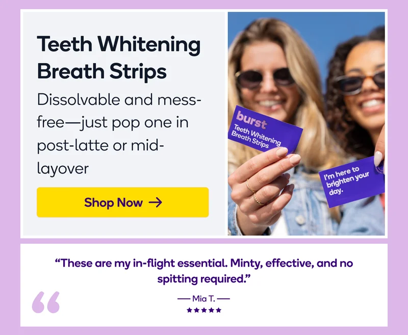teeth whitening breath strips