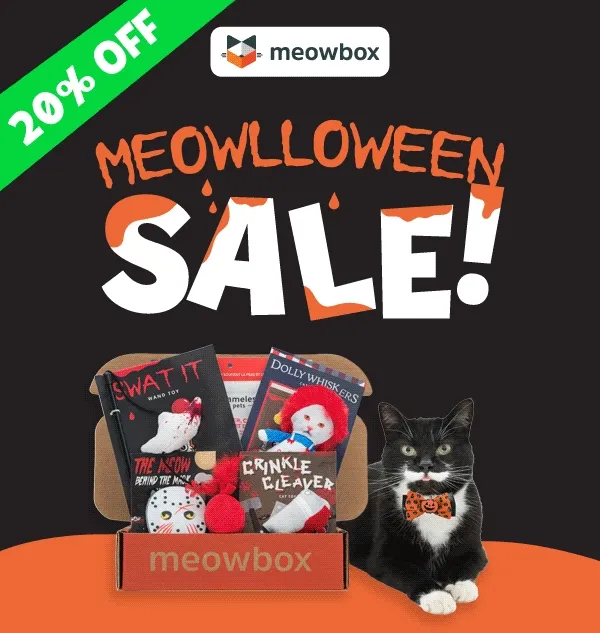 20% off! Meowlloween sale!