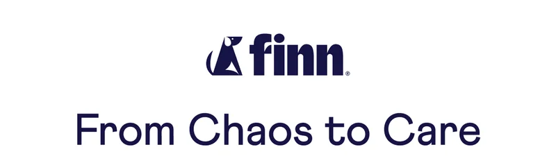 Finn logo followed by headline that reads "From Chaos to Care"
