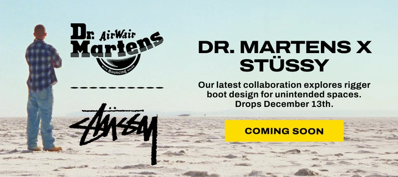 Dr. Martens x Stussy coming soon
