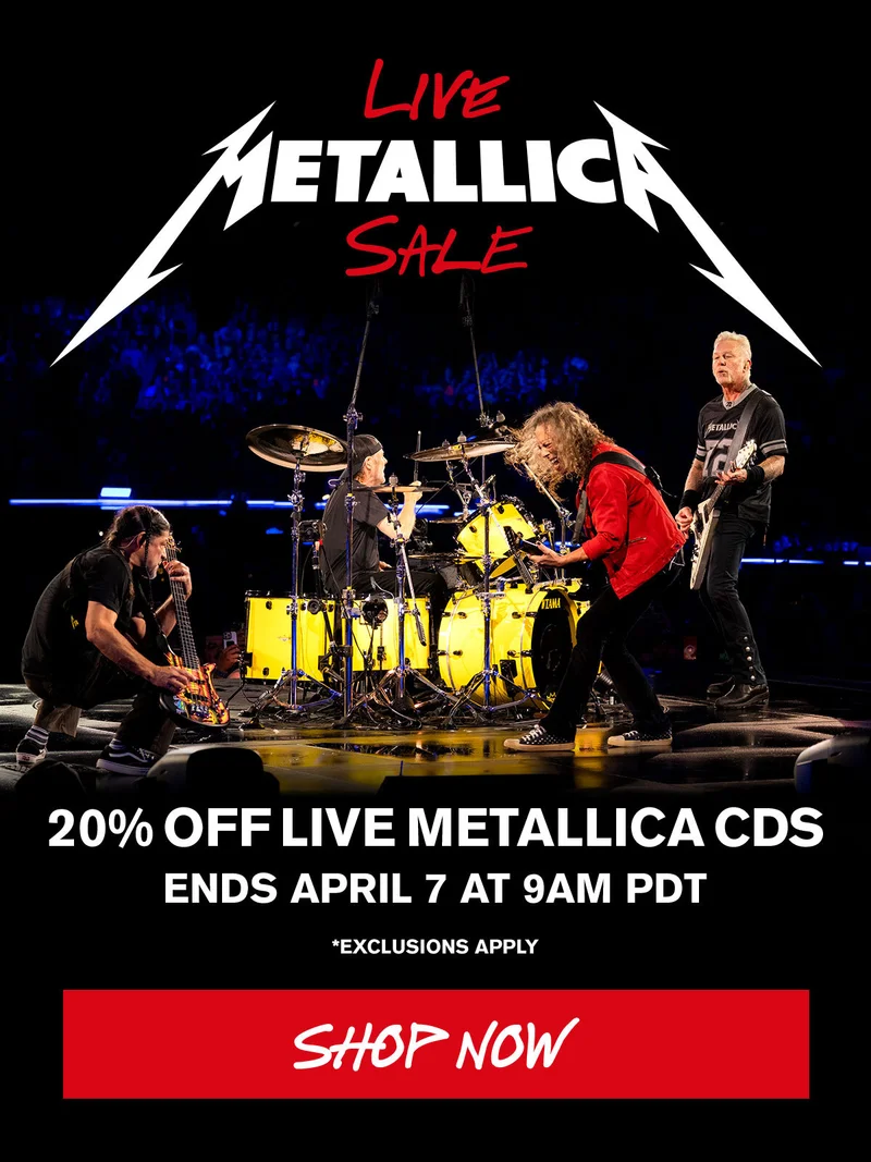 Shop the Live Metallica Sale