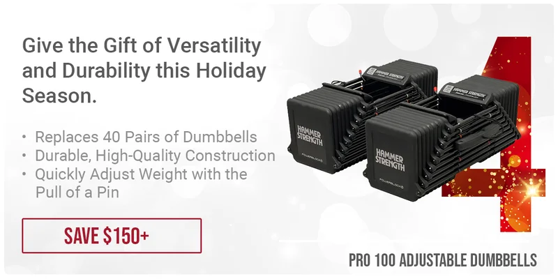 Hammer Strength PRO 100 Adjustable Dumbbells