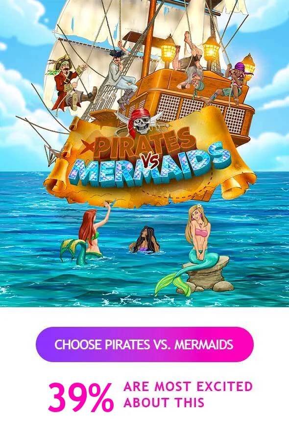 PIRATES VS MERMAIDS