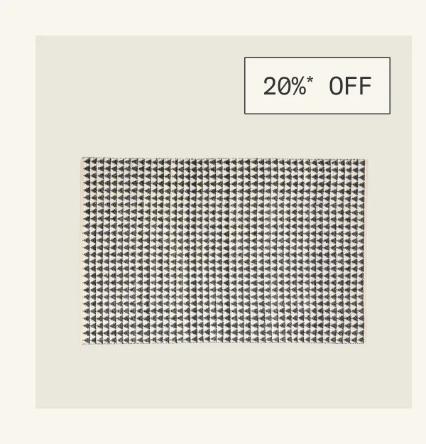 Save 20%* on all Rugs