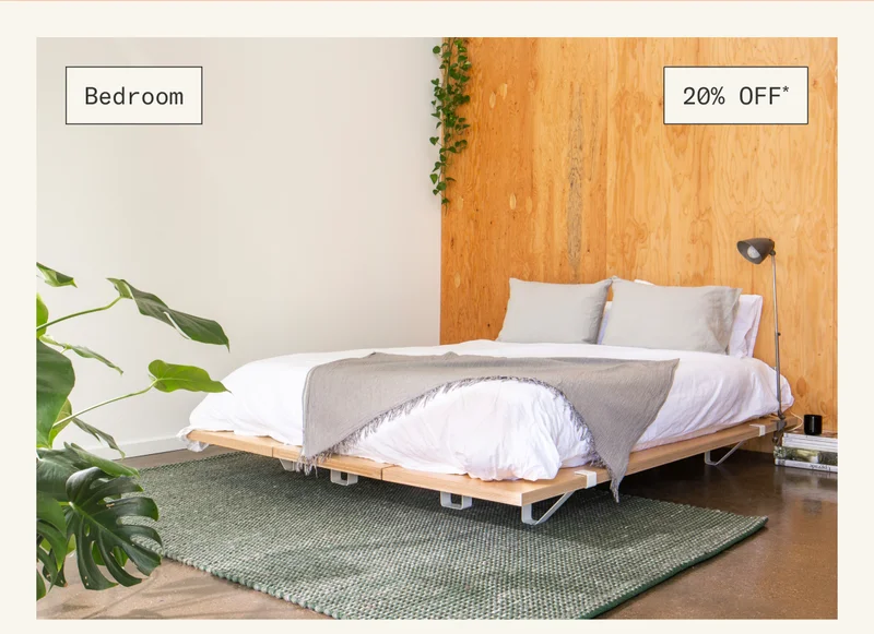Save 20%* on Bedroom