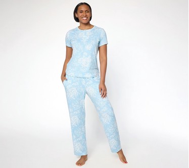 Berkshire Homewear Reg. Silky Smooth Henley and Pant Pajama Set