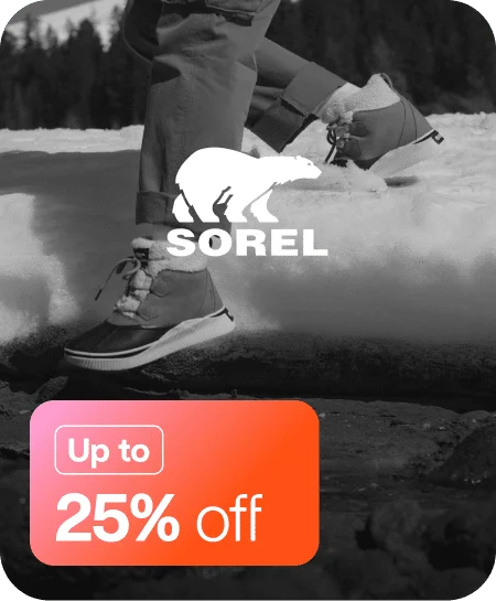 Up to 25% on Sorel