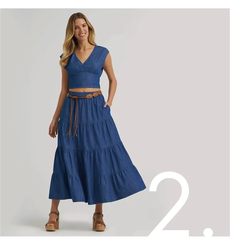 Tiered Maxi Skirt