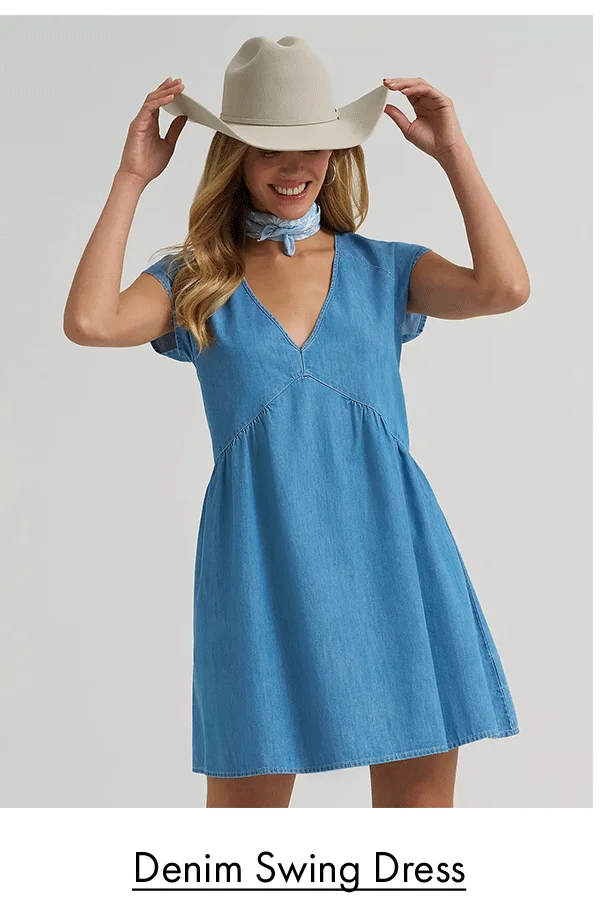 Denim Swing Dress