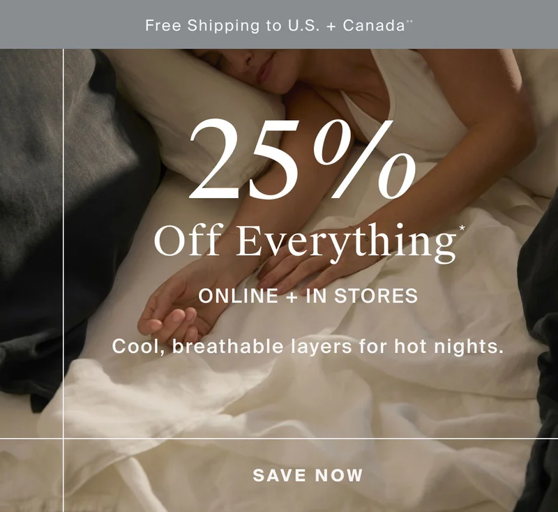25% Off Cool Layers | Save Now