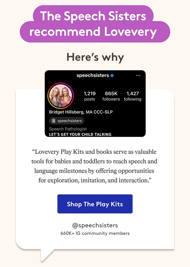 The Speech Sisters recommend Lovevery