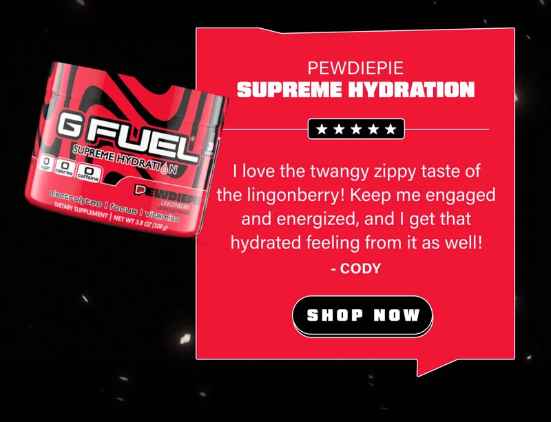 PewDiePie Supreme Hydration