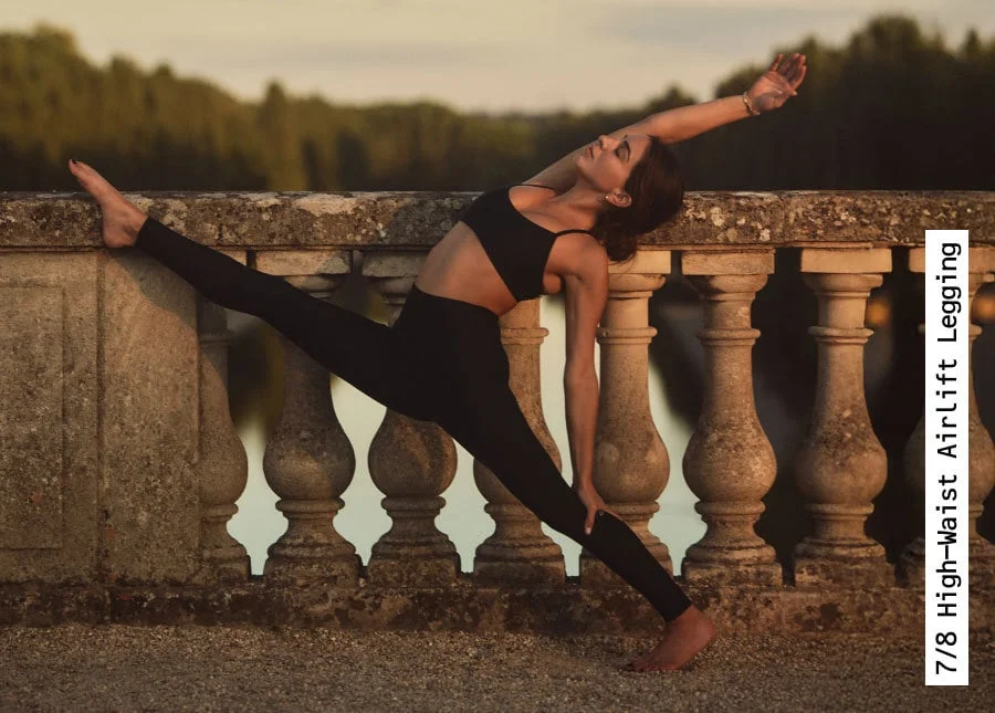 7/8 airlift legging - black