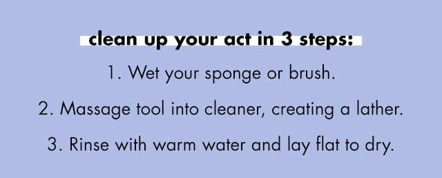 Clean up your act in 3 steps Clean up your act in 3 steps