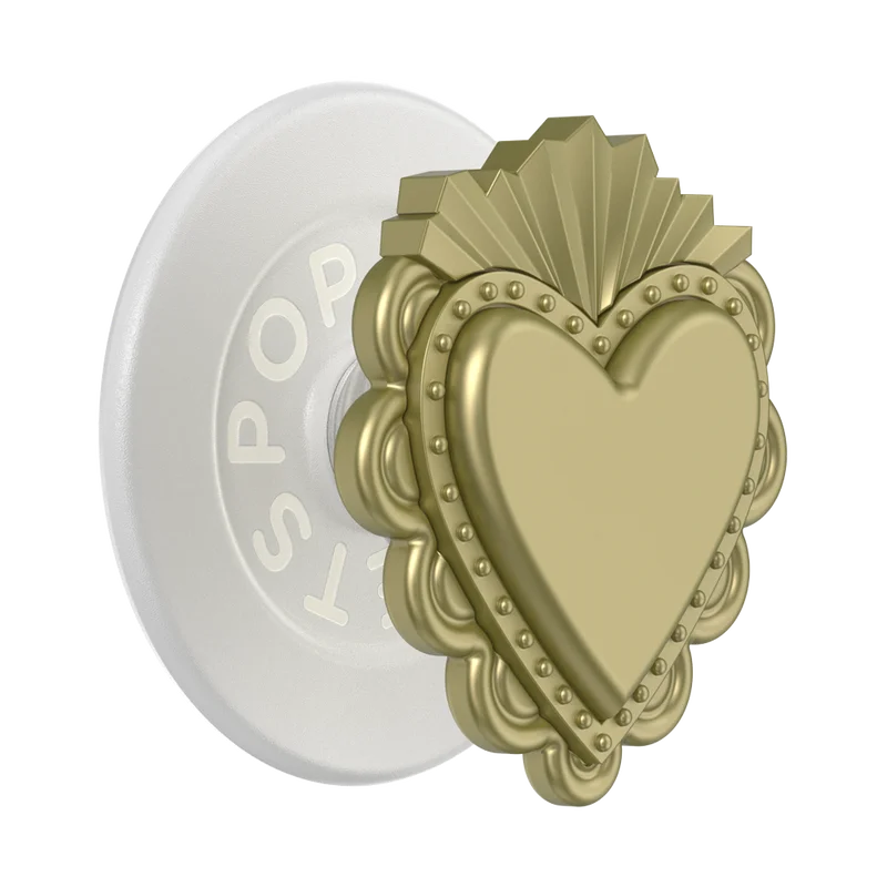 Image of PopOut Sacred Heart Gold — MagSafe PopGrip