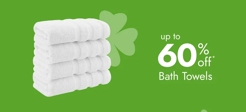 Save on Bath Towels—Up to 60% Off