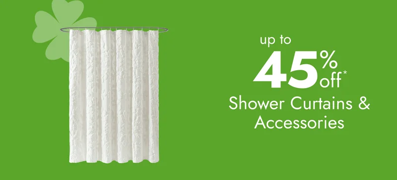 Save on Shower Curtains & Accessories—Up to 45% Off