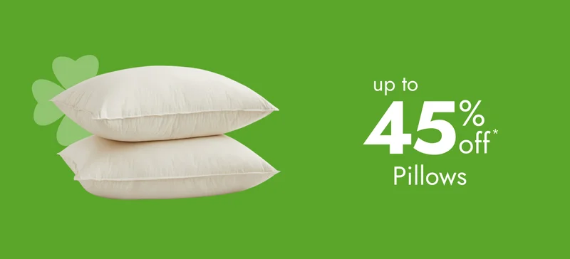 Save on Pillows—Up to 45% Off