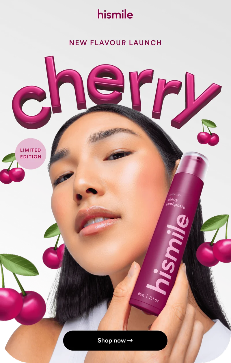 New flavour launch! Limited edition Cherry flavoured toothpaste is here!