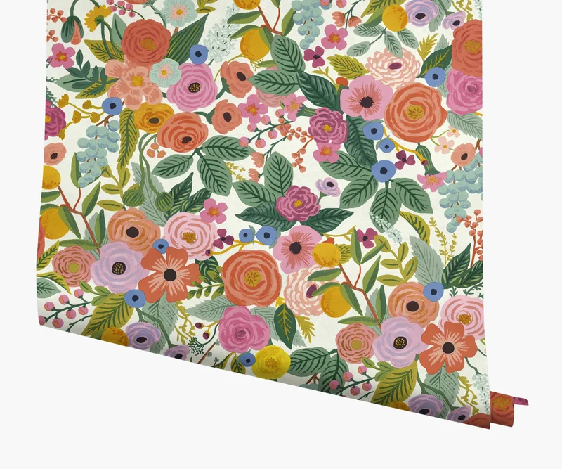 Image of Garden Party Wallpaper - Rose Multi