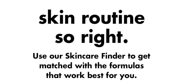 skin routine so right.