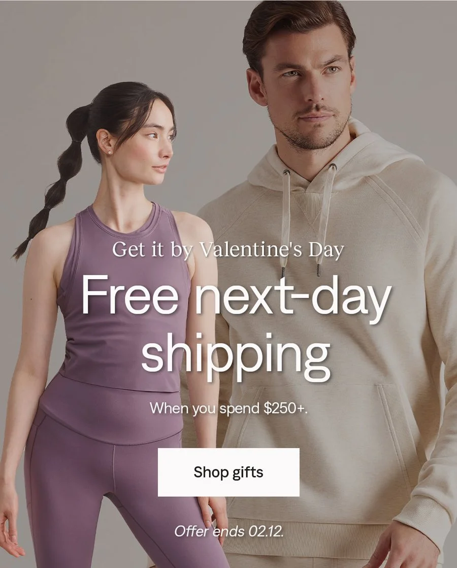 Free next-day shipping when you spend $250+