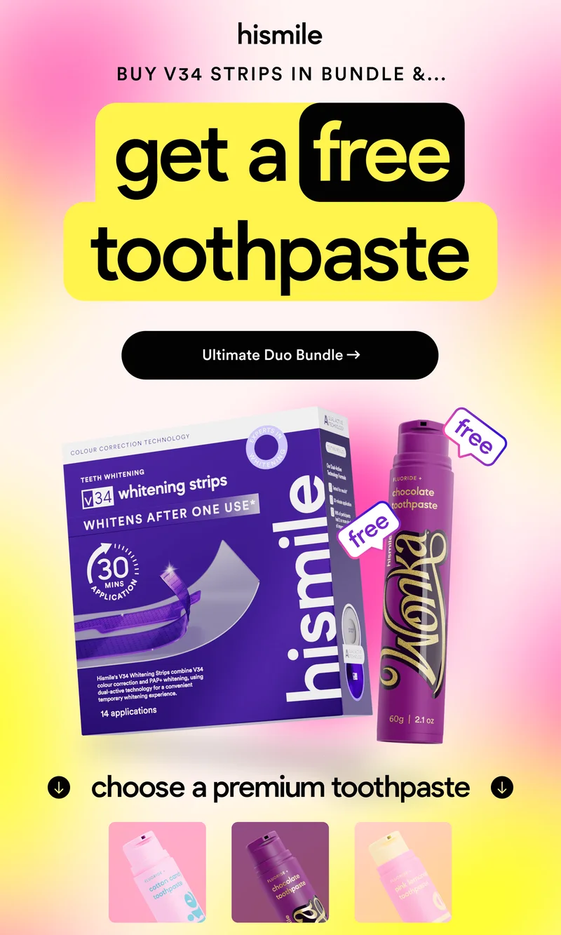 Buy V34 Strips In Bundle &... get a free toothpaste. Ultimate Duo Bundle. Choose a premium toothpaste.