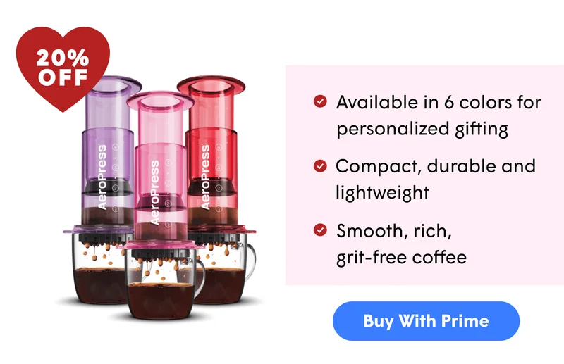 Available in 6 colors for  personalized gifting Compact, durable and lightweight Smooth, rich,  grit-free coffee [BUY WITH PRIME]