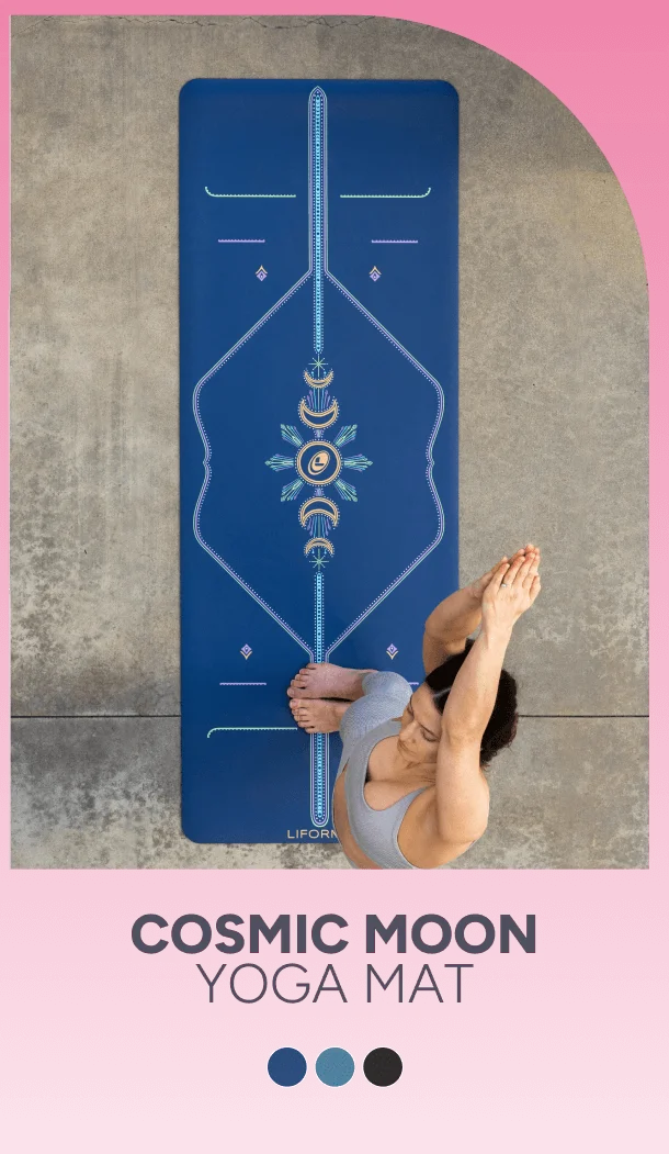 Cosmic Moon Yoga Mat
