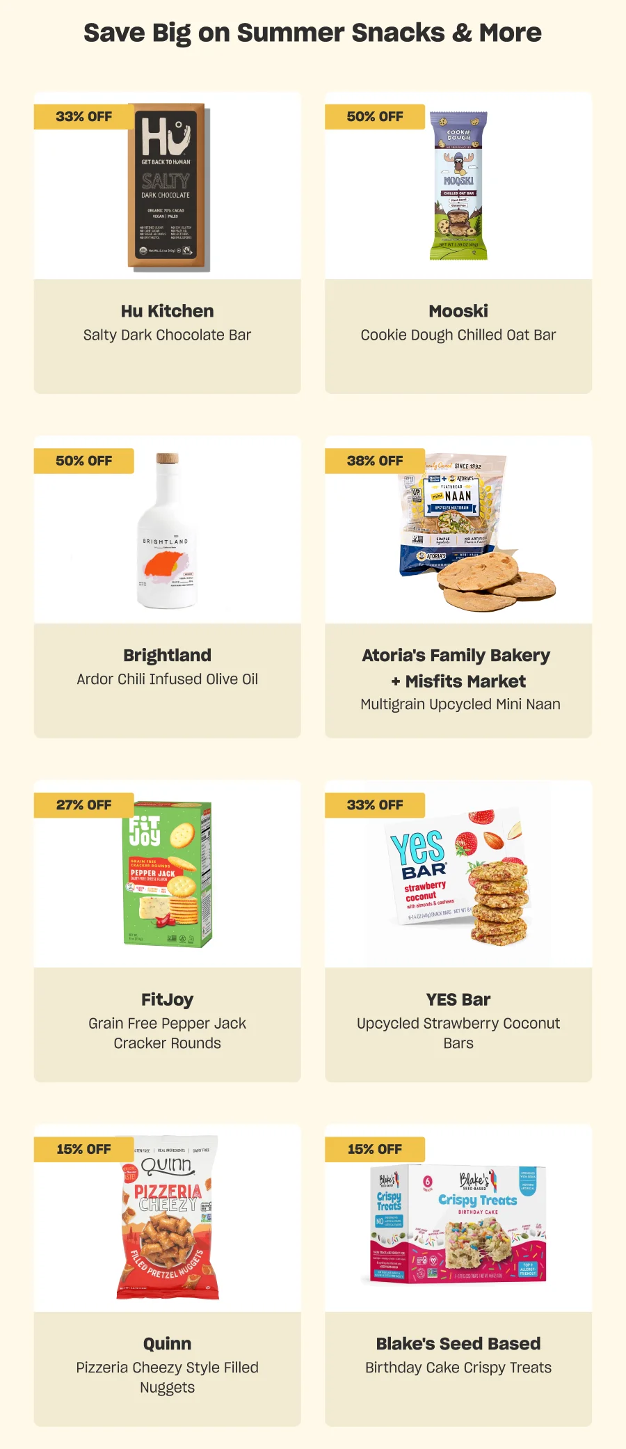 Save Big on Summer Snacks & More