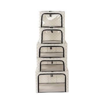 Periea Set of 5 Assorted Collapsible Storage Boxes