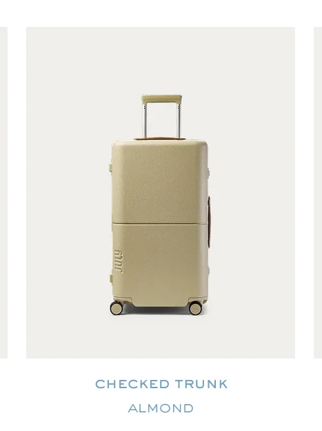 Eden Checked Trunk Almond