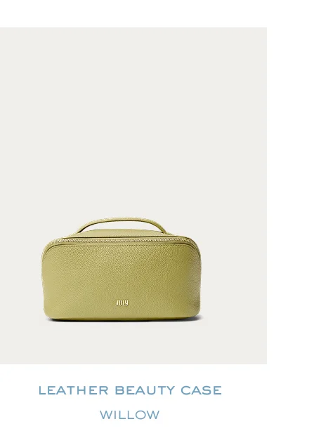 Leather Beauty Case Willow