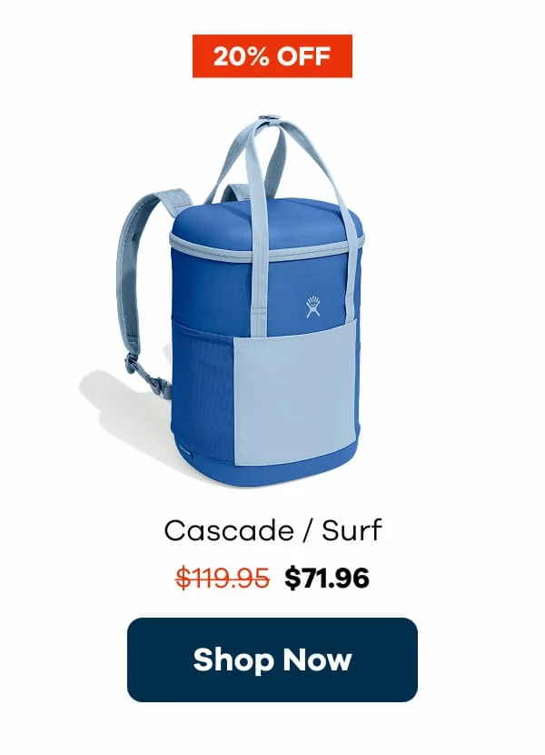 20% OFF Cascade/Surf $71.96 | Shop Now