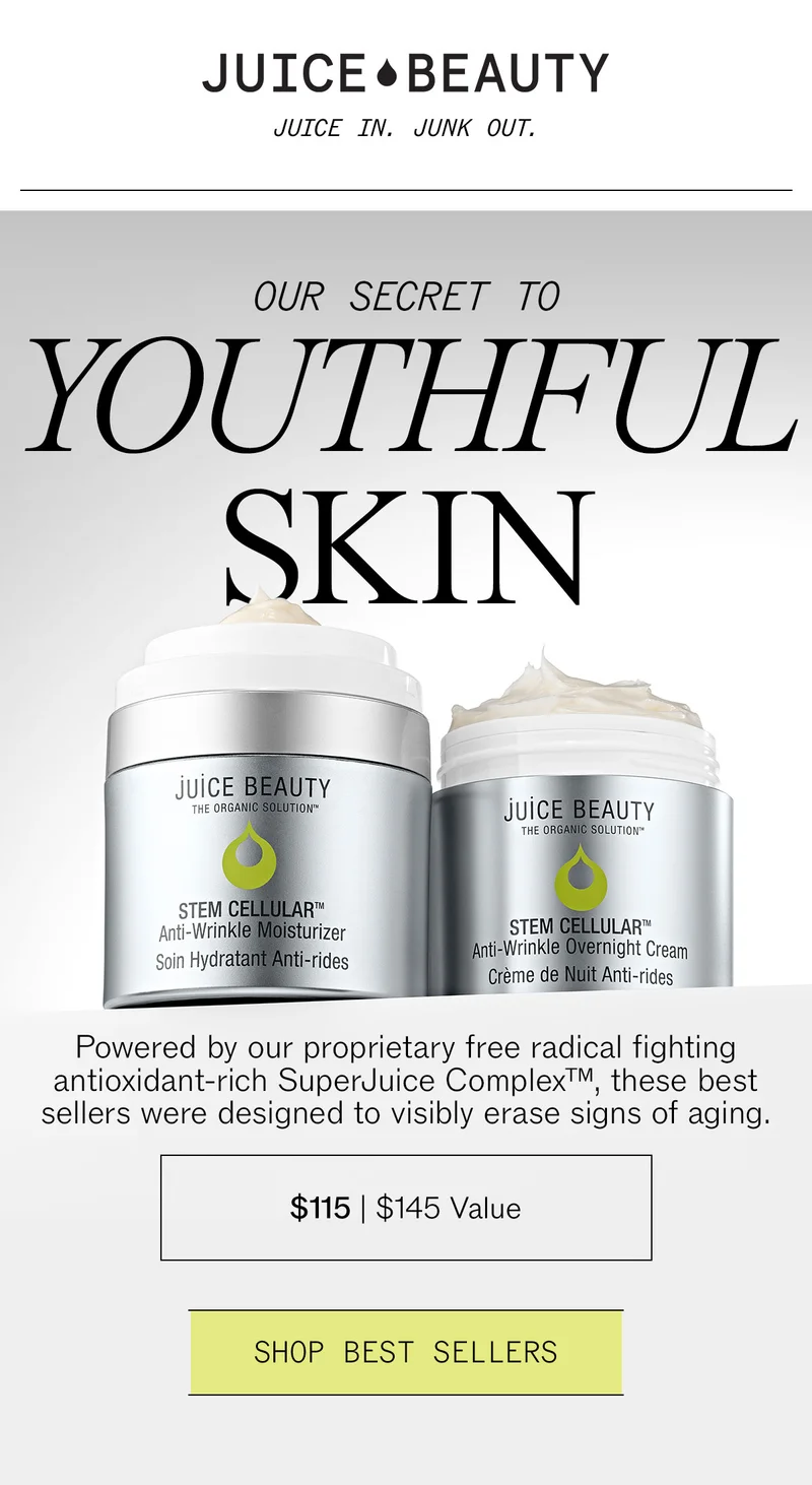 Our Secret to Youthful Skin: Youth Activating AM/PM Duo