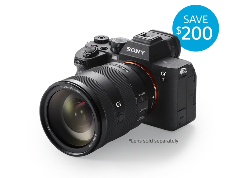 Save $200: Alpha 7 IV Full-Frame Interchangeable Lens Camera