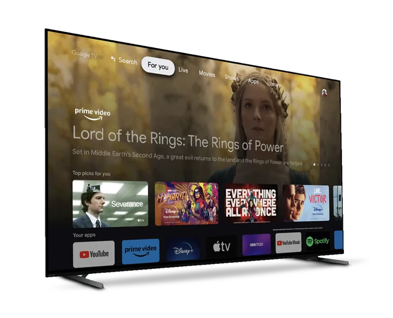 77" Class (76.7" diag.) BRAVIA XR A80L OLED 4K HDR¹ Google TV