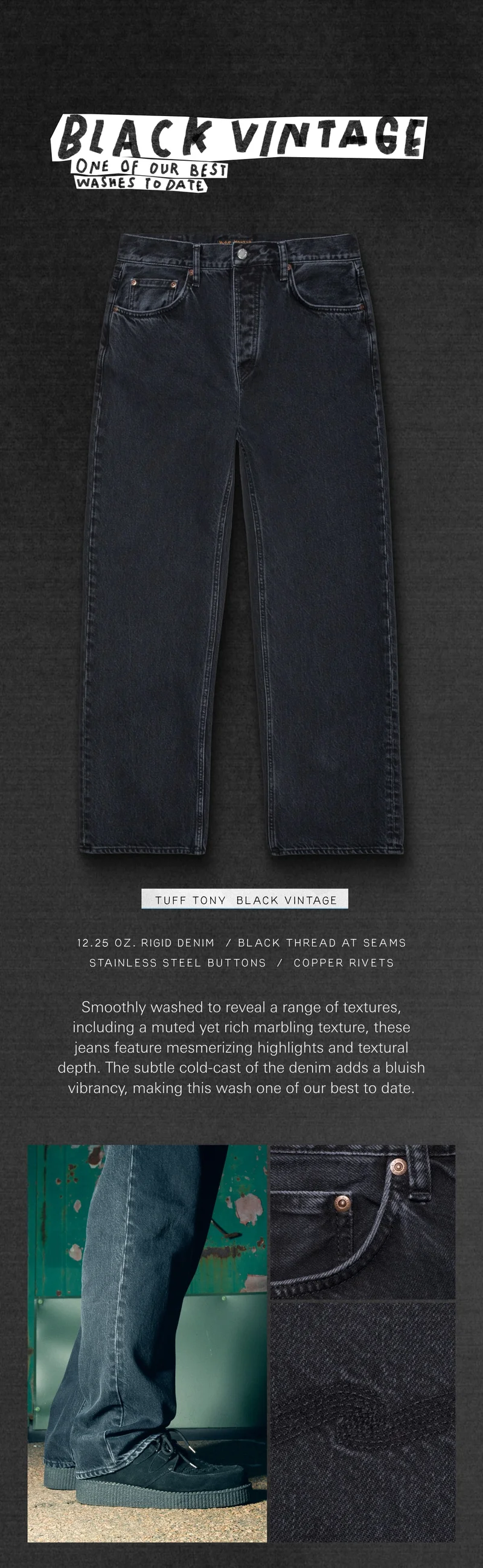 Tuff Tony Black Vintage