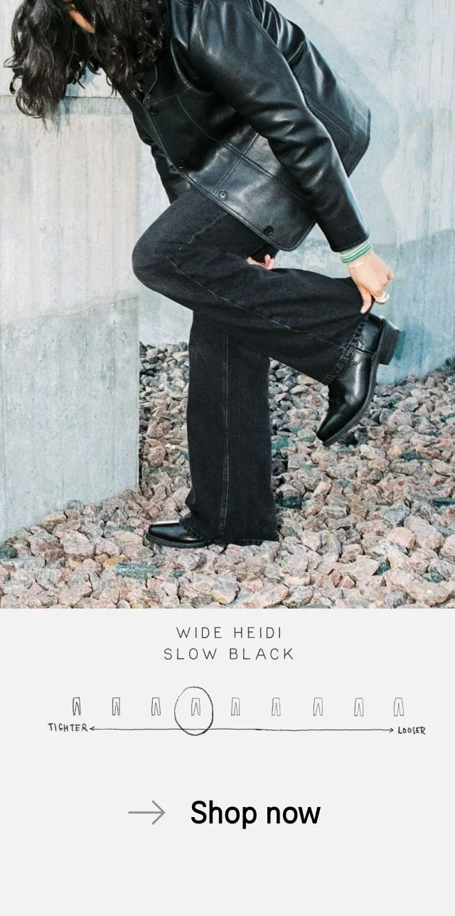 Wide Heidi Slow Black