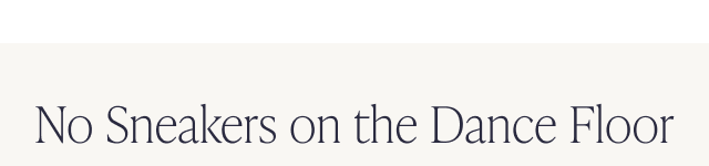 No Sneakers on the Dance Floor - Image