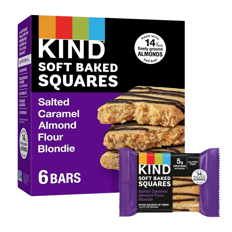 Image of KIND Salted Caramel Almond Flour Blondie (6 CT)
