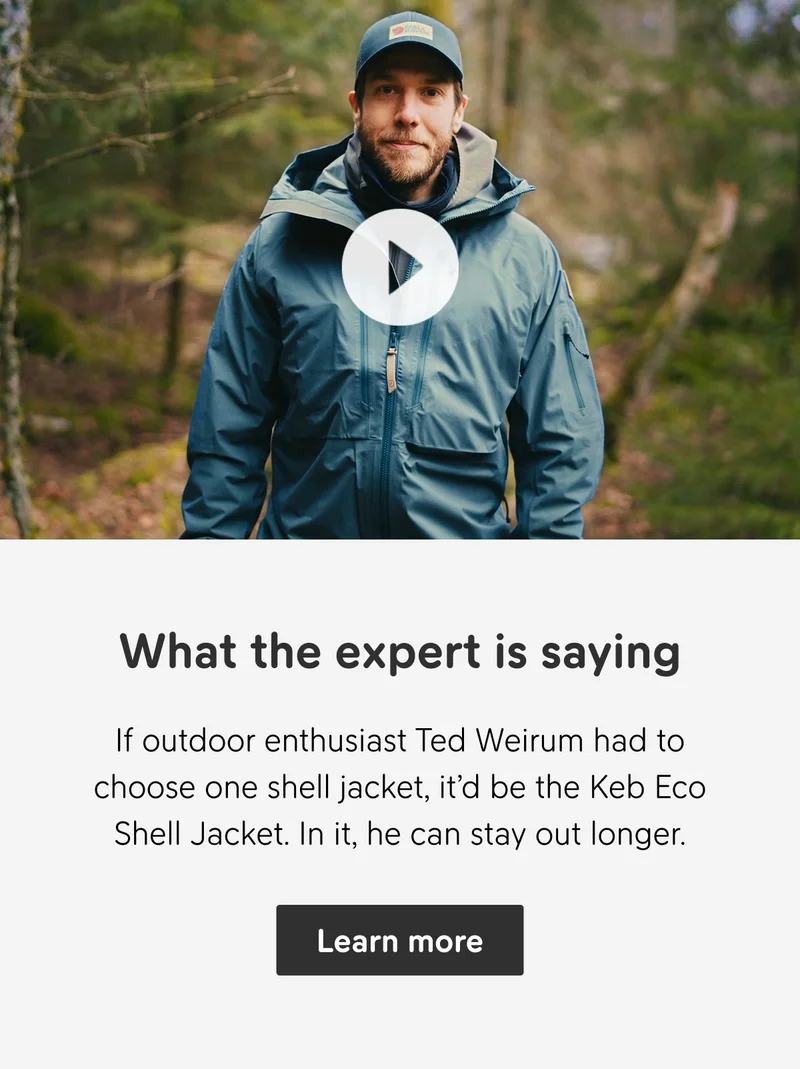Why Fjällräven Keb Eco-Shell Jacket? | Fjällräven