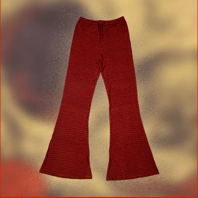 Women's Ninja Star Bell Bottom Pants