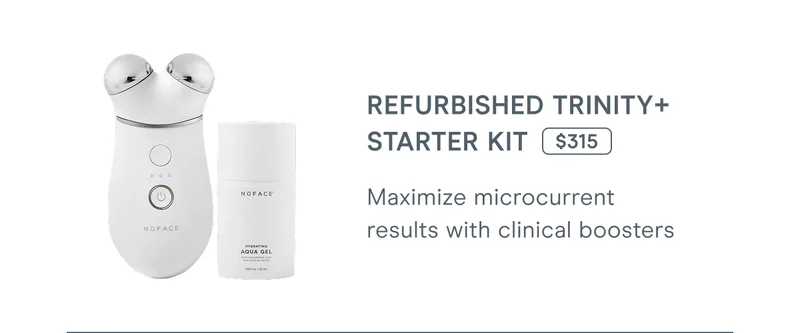 Refurbished Trinity+ Starter Kit ($315) – Maximize microcurrent results with clinical boosters.