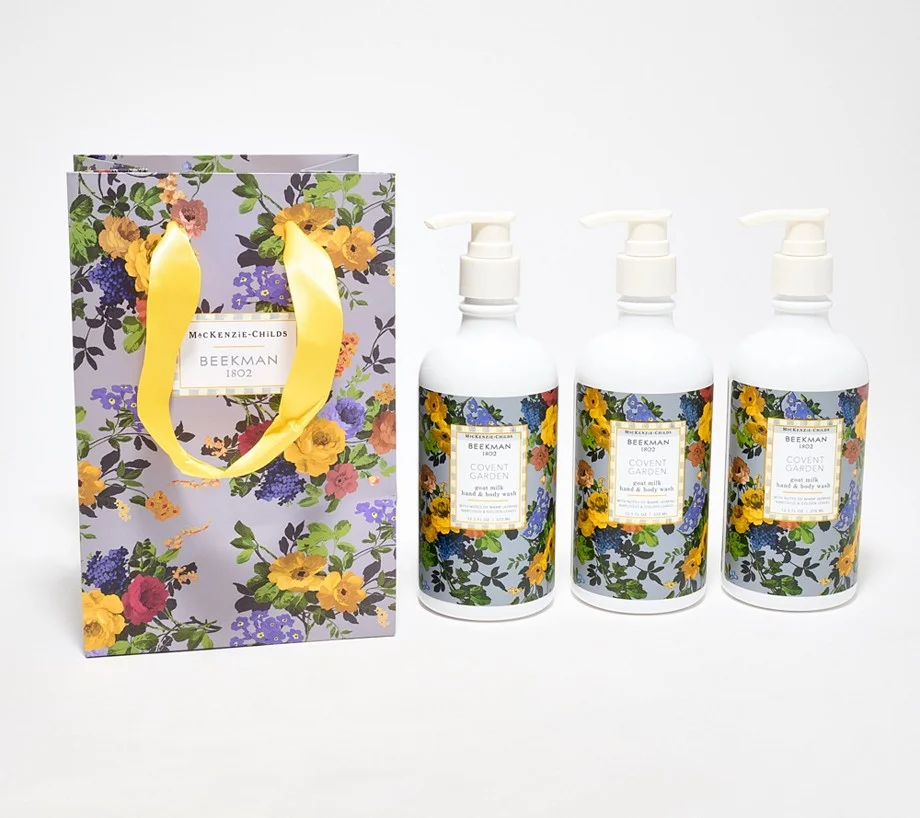 Beekman 1802 x MacKenzie Childs Hand & Body Wash Trio