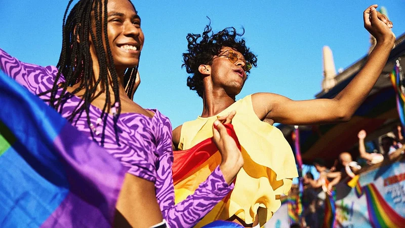 Image description: Visitors at Atlanta Black Pride Weekend