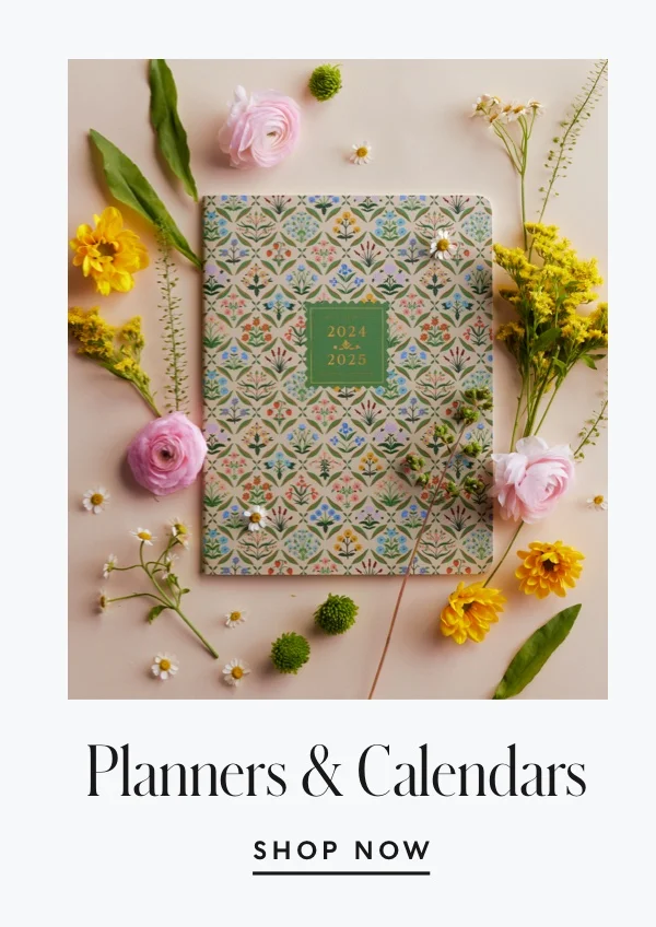 Planners and Calendars: Shop Now
